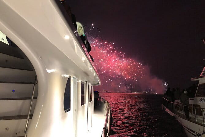 2025 Chinese New Year Fireworks Open Bar Yacht Dinner Cruise HK - King Wan Street Landing check-in: keep your evening on track