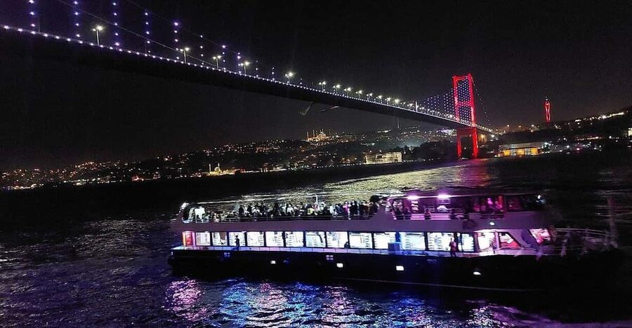 All Inclusive; Istanbul Bosphorus Dinner Cruise w/live shows - Alcohol option: how the package limits it