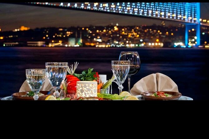 Bosphorus Dinner Cruise Tour with Private Table - Boarding at 20:30: Private Table, Food, and the Flow of the Night