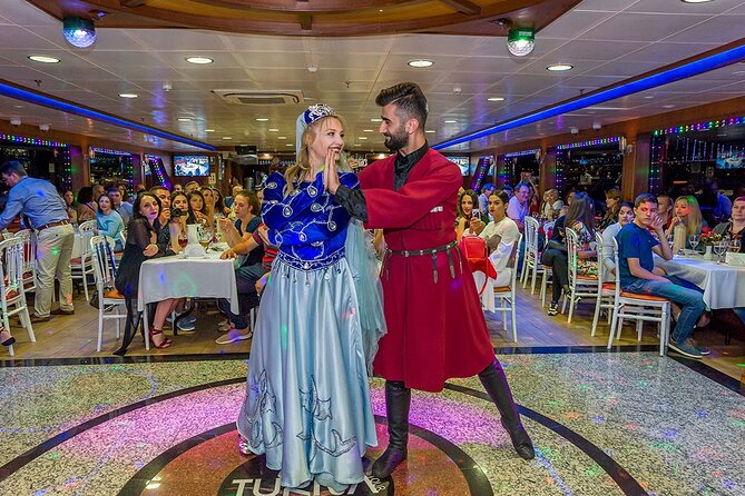 Bosphorus Dinner Cruise with Folklore Show & Belly Dancers - The Boat Route You’ll See: Bridges, Palaces, and Kız Kulesi