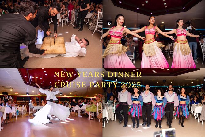 Bosphorus New Years Dinner Cruise Party in Istanbul 2026 - Price and logistics: is $325.21 worth it for New Year 2026?