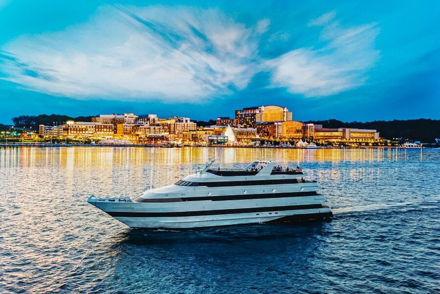 DC: City Cruises Buffet Brunch, Lunch, or Dinner Cruise - How the Cruise Route Sets Up Your Best Views