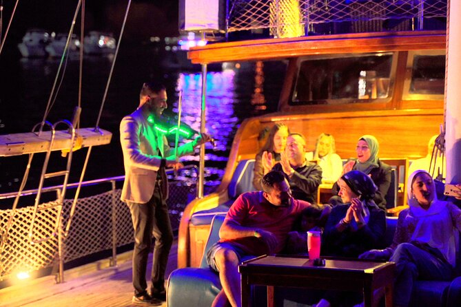 Dinner Cruise with Oriental Show & Seafood Buffet from Sharm El Sheikh - The shows: tanoura, belly dance, violin, and singing