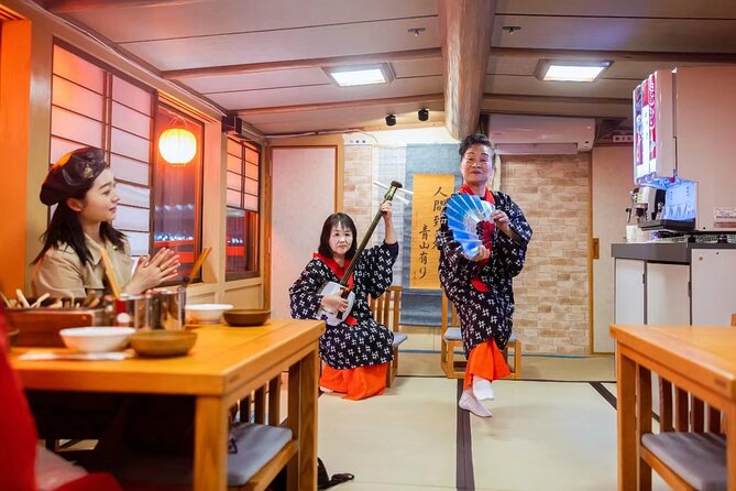 Dinner Cruise with Show, Beef Sukiyaki, Drink, Tokyo Tower Option - Dinner That’s Part of the Schedule: Beef Sukiyaki and Soft Drinks