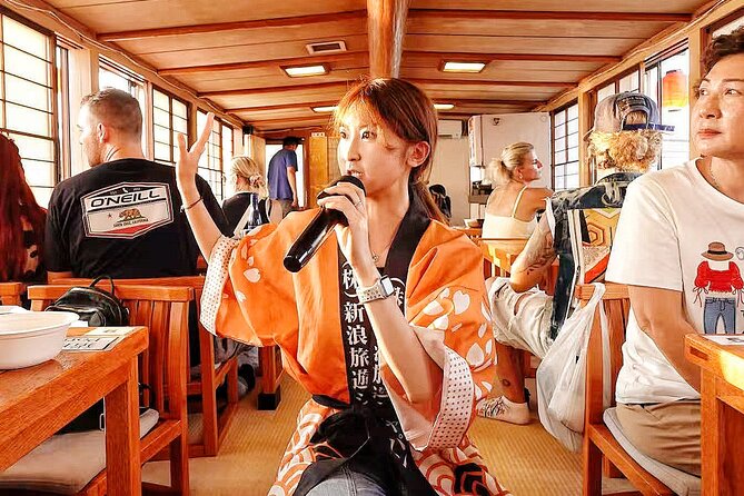 Dinner Cruise with Show, Beef Sukiyaki, Drink, Tokyo Tower Option - Onboard Setup: Open-Air Deck and the Shoes-Off Reality