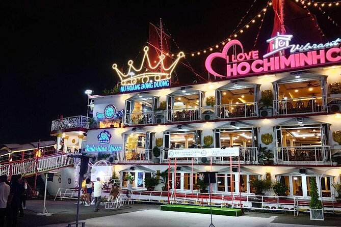 Indochina Queen Dinner Cruise on Saigon River - Choosing where to sit: buffet crowd vs better space
