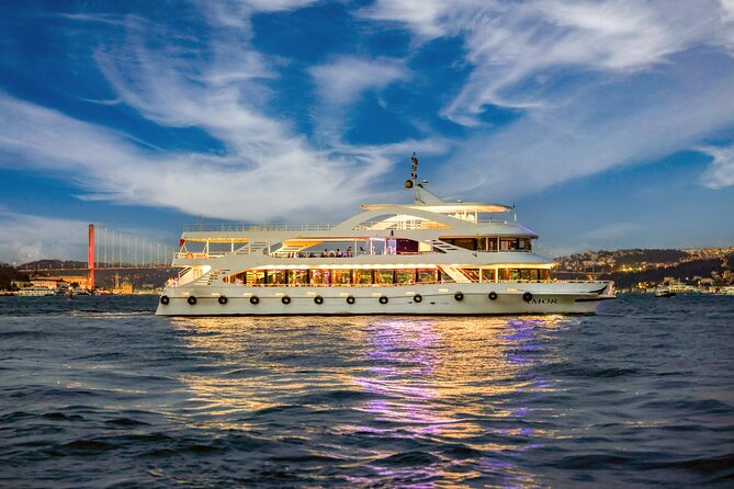 Istanbul Bosphorus Dinner Cruise with Turkish Night Show & Pickup - Maiden’s Tower at Night: The Last Big Photo Moment