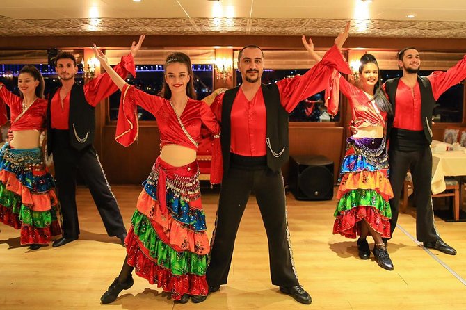 Istanbul Dinner Cruise Entertaintment with Private Tables - The entertainment schedule: mehter, henna, sword show, and whirling dervishes