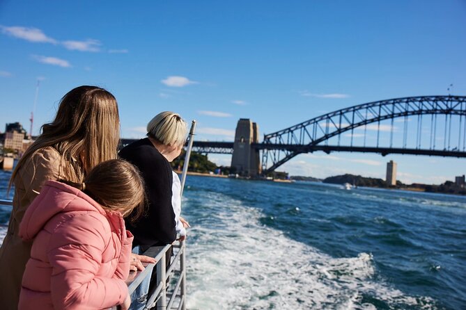 Journey Beyond All-Inclusive Sydney Harbour Dinner Cruise - The Harbour Bridge at night: 360-degree deck strategy