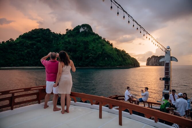 M/Y Lalida Sunset Dinner Cruise in Krabi - Tup Island and the return: sunset hits the water again