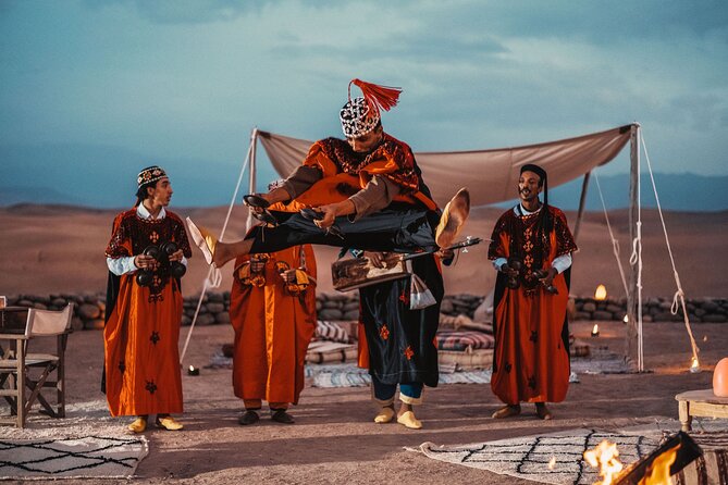 Marrakech: Sunset Dinner in Agafay Desert and camel ride - Key moments to watch for