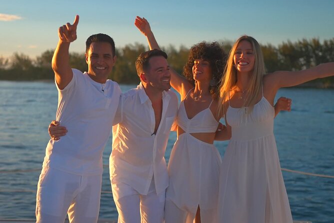 Nassau Sunset Dinner Cruise - Open-Air Catamaran Seating Reality: Nets, Deck Space, and No A/C