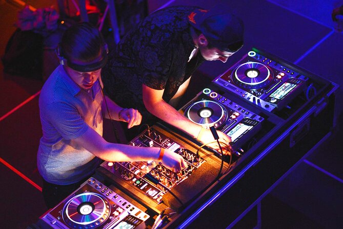 New York Pier 15 New Year's Eve Buffet Dinner Cruise - Dancing, Photo Props, and the DJ Setup