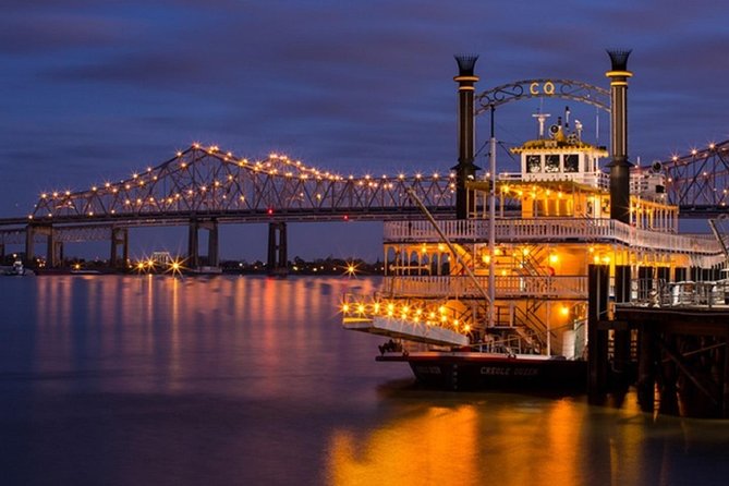 Paddlewheeler Creole Queen Jazz Dinner Cruise in New Orleans - Timing and Getting On Board at 1 Poydras St