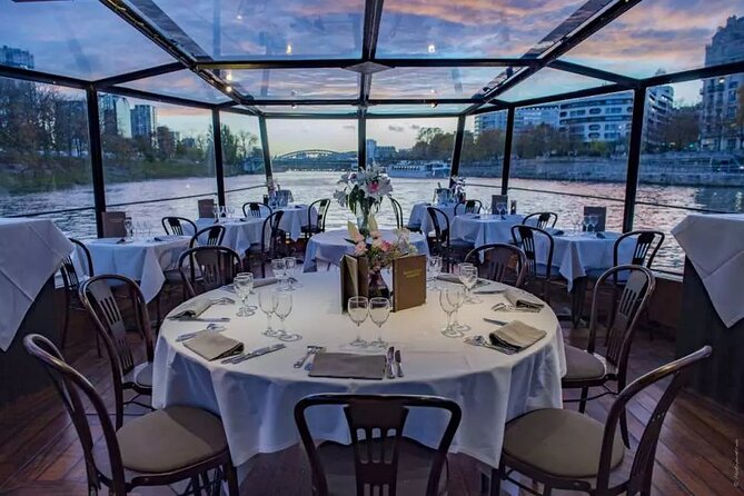 Paris Dinner Cruise - Bateaux Parisien Seine River - Your 2-hour plan, from Port de la Bourdonnais to the illuminated return