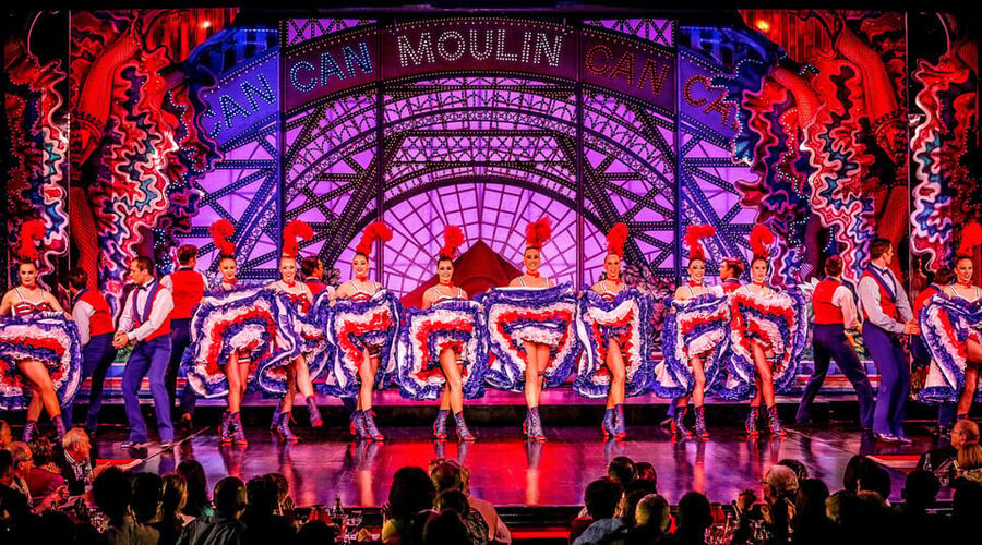 Paris: Eiffel Tower Dinner Cruise with a Moulin Rouge Show - Moulin Rouge Féerie revue: the show is the point, the seating is the fine print