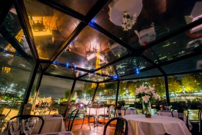 Paris Seine River Dinner Cruise with Champagne and Window Seating - Champagne, coffee or tea, and what’s actually on your plate
