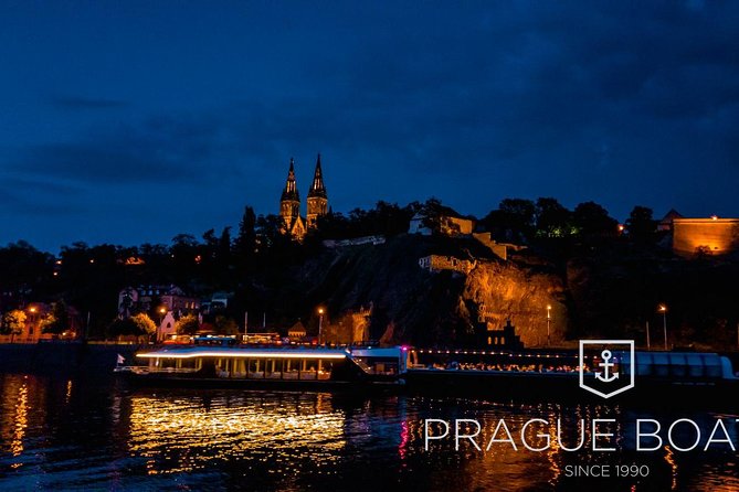 Prague Boats 3-hours Crystal Dinner Cruise - The Route: Charles Bridge, Prague Castle, and the Rudolfinum From the Water