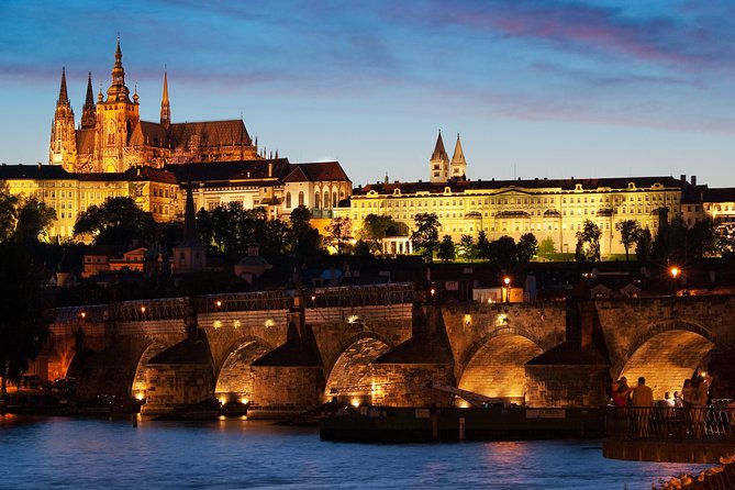 Prague Night Tour and River Vltava Dinner Cruise - The Coach Ride: Prague’s Illuminations From the Road