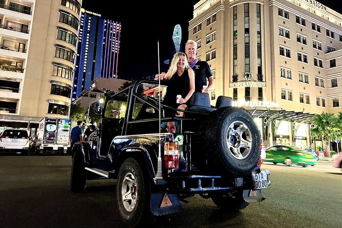 Private Ho Chi Minh by Jeep Evening Tour and Dinner Cruise - A Private Jeep Loop Through Saigon’s French-Colonial Lights