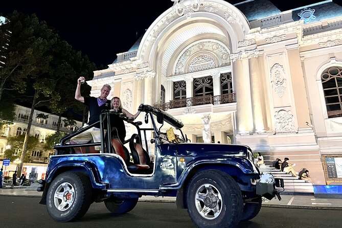 Private Ho Chi Minh by Jeep Evening Tour and Dinner Cruise - Where You Start: Saigon Opera House Area