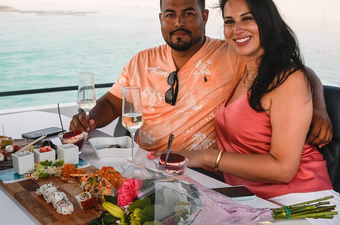 Private Sunset Dinner on the Water - On-Board Dinner at the Anchor Spot: Two Courses Done Simply Right