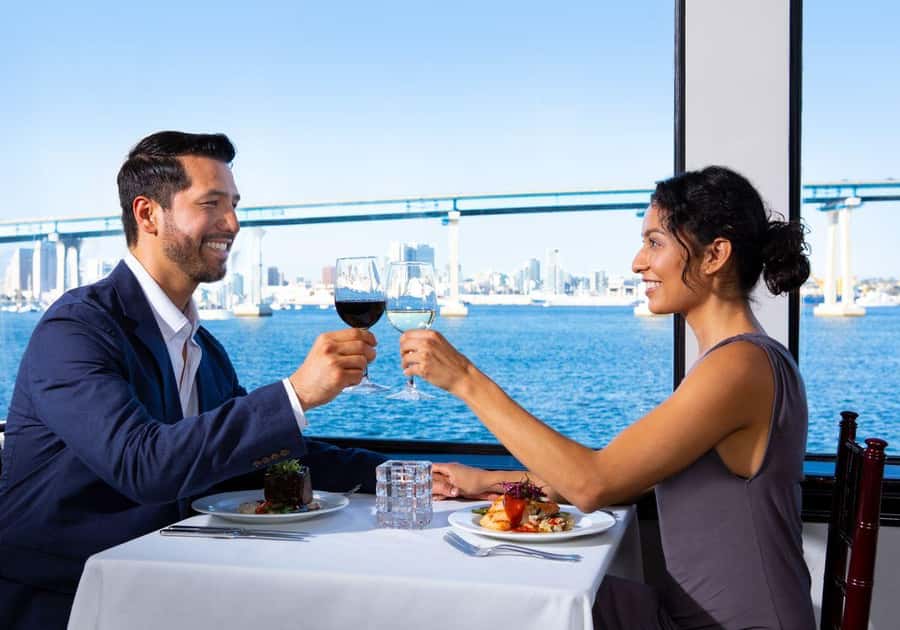 San Diego: Buffet Dinner Cruise with Drinks - San Diego Bay after dark: what makes this cruise feel worth it