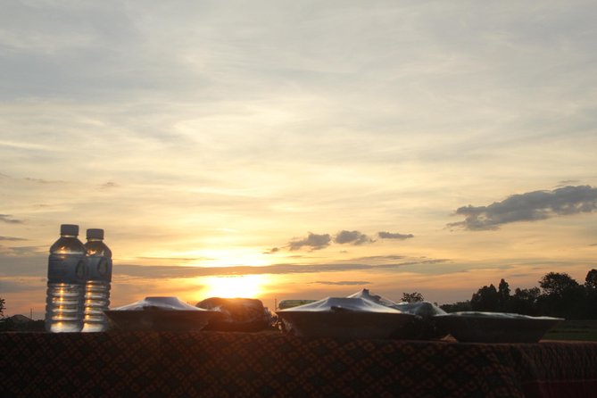 Sunset Dinner at Rice Paddy Fields - Your Dinner Table: Khmer Food Paired With the Best Light