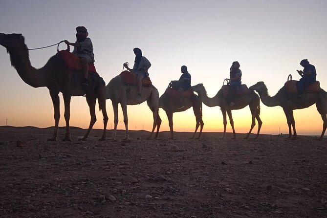 Sunset Dinner & Camel Ride in Agafay desert - The camel ride itself: about one hour, in the right setting