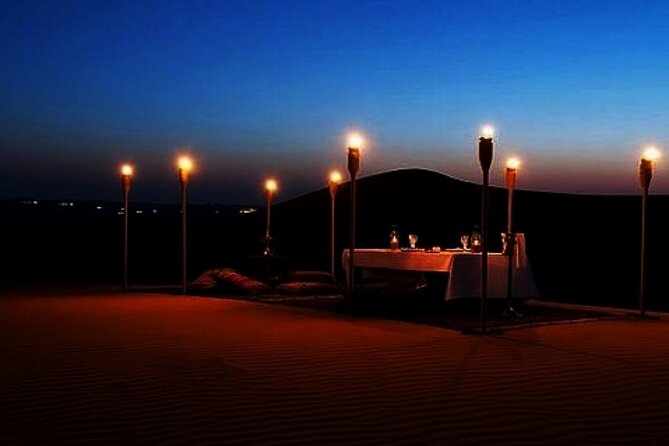 Sunset Dinner in Marrakech Desert with Quad bike - Music, bonfire warmth, and a dinner show that keeps the night moving
