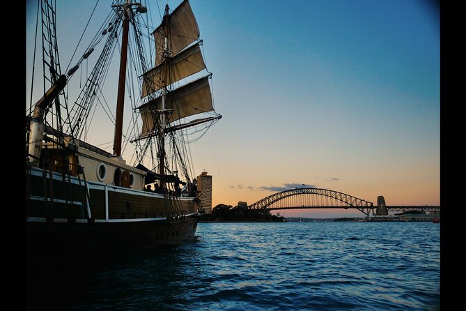 Sydney Harbour Tall Ship Twilight Dinner Cruise - Entering The Rocks: why this tall ship beats the typical harbor cruise