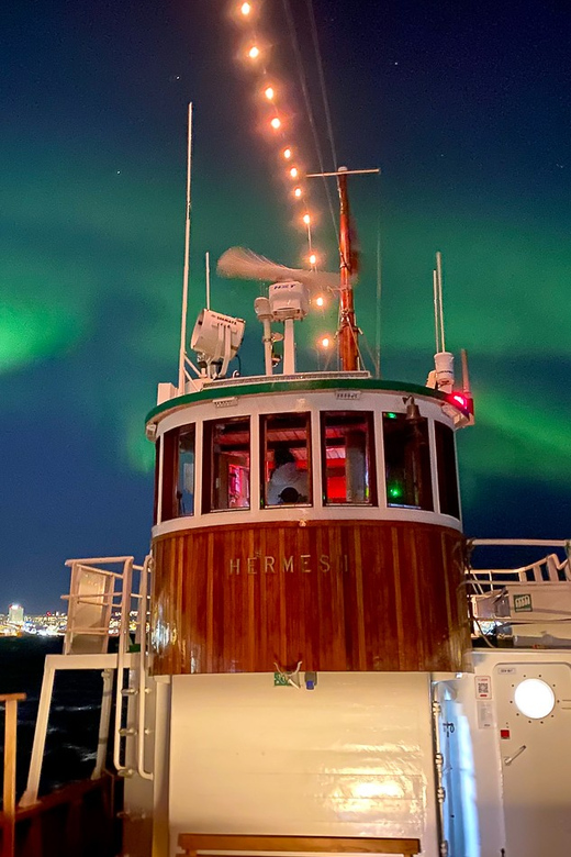 Tromsø: Northern Lights Dinner Cruise - Coastal Stories Live: Hermes II and the Northern Coast