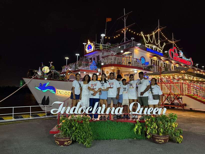 Water Puppet Show And Dinner Cruise On Saigon River Tour - District 1 Pickup and the City-Lights Warm-Up