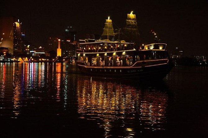 Water Puppet Show Plus Sightseeing By Cyclo and Saigon Dinner Cruise - District 1 Hotel Pickup and the Cyclo Transfer (No Negotiating Required)