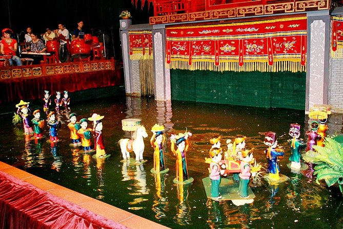 Water Puppet Show Plus Sightseeing By Cyclo and Saigon Dinner Cruise - Golden Dragon Water Puppet Theater: Live Orchestra Storytelling in a Pool